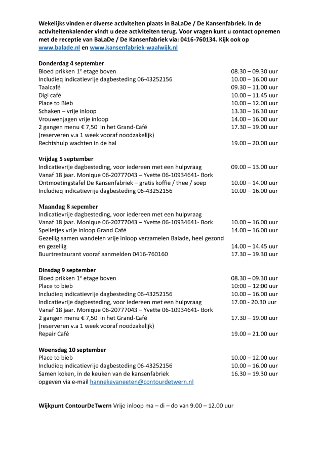 Week 4 september tm 10 september 2025