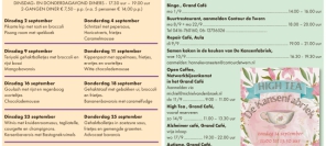Dinsdag en donderdagavondmenus september 2025